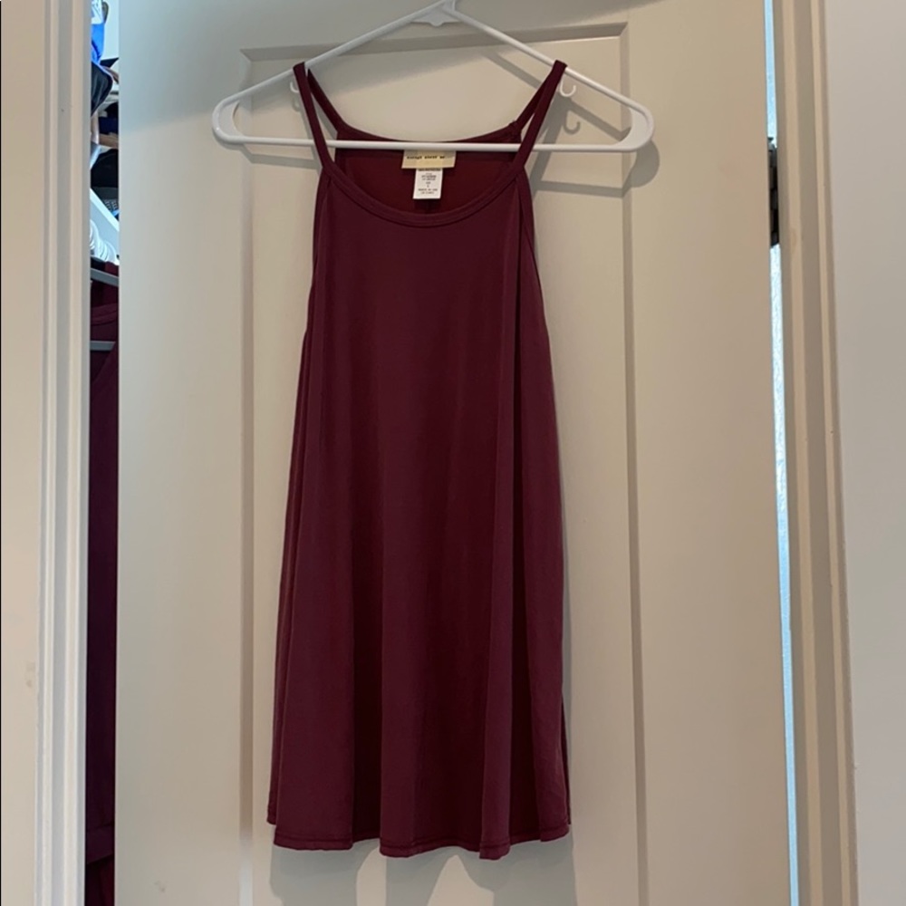 Maroon tank top
